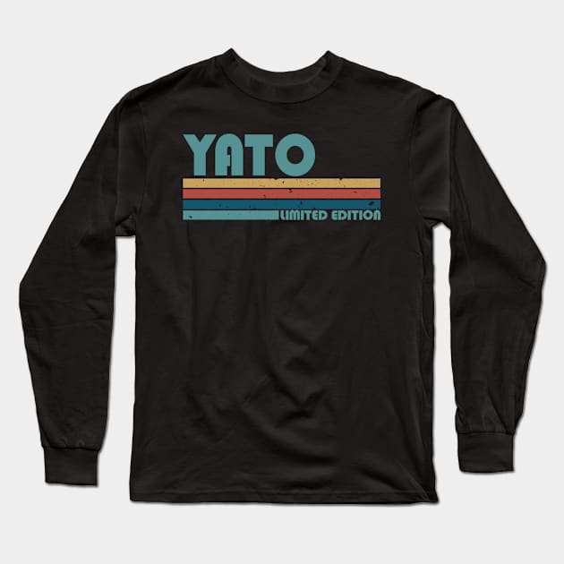 Proud Limited Edition Yato Name Personalized Retro Styles Long Sleeve T-Shirt by Kisos Thass